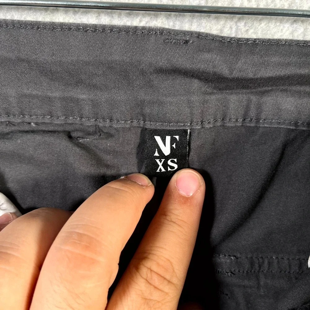 NVfelix Cargo Pants Womens XS Gray Cotton Adjustable Hem Hiking Camping‎ Outdoor